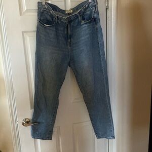 Madewell mom jeans, size 32, 100% cotton